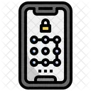 Smartphone-Mustersperre  Symbol