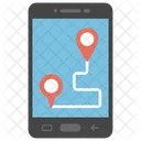 모바일 네비게이션 GPS 네비게이터 아이콘