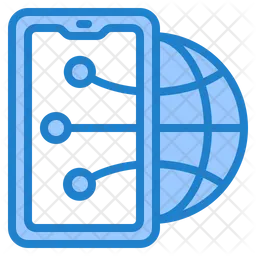 Smartphone Network Connection  Icon