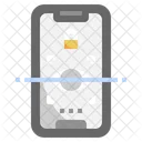 Smartphone-Netzhautscanner  Symbol