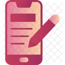 Smartphone notepad  Icon