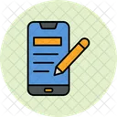 Smartphone-Notizbuch  Icon