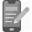 Smartphone-Notizbuch  Icon