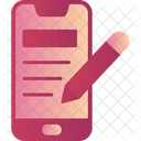 Smartphone-Notizbuch  Icon