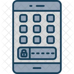 Smartphone password  Icon