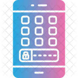 Smartphone Password  Icon