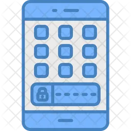 Smartphone Password  Icon