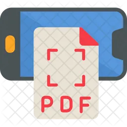 Smartphone-PDF  Symbol