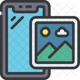 Smartphone Picture  Icon