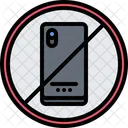 Smartphone Prohibited Phone Prohibited Sign Icon