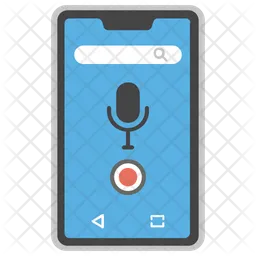 Smartphone-Recorder  Symbol