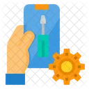 Smartphone Online Consult Device Icon