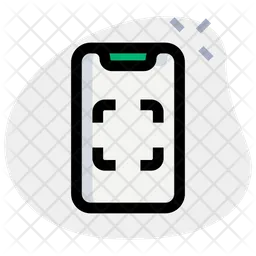 Smartphone Scanning  Icon