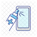 Smartphone Screen Cleaning Screen Cleaning Smartphone Icon
