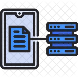 Smartphone Server  Icon