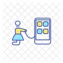 Smartphone-Sucht  Icon