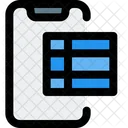 Smartphone Table  Icon