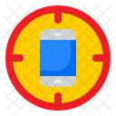 Smartphone Target Taget Goal Icon