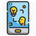 Smartphone Thinking  Icon