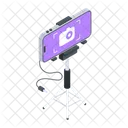 Smartphone Tripod Smartphone Stand Selfie Tripod 아이콘