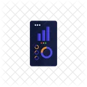 Smartphone ui analytics chart design  Icon