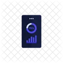 Smartphone ui analytics design  Icon