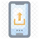 Smartphone Upload  Icon