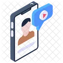 Smartphone Video Mobile Video Video Chat Icon