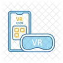 Smartphone VR headset  Icon