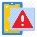 Smartphone Warning  Icon