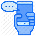 Smartphone Werbung Smartphone Hand Symbol
