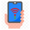 Smartphone Wifi Smartphone Mobilephone Icon