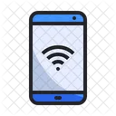 Smartphone wifi  Icon