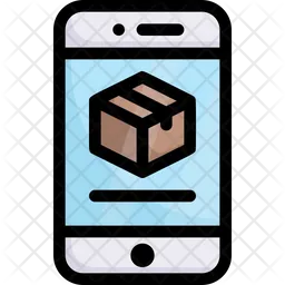 Smartphone with box  Icon