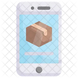 Smartphone with box  Icon