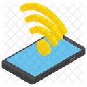 Smartphone WLAN Mobiles WLAN Funksignal Symbol