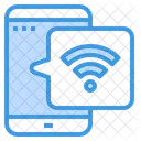 Smartphone-WLAN  Symbol