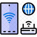 Smartphone WLAN Verbunden Symbol