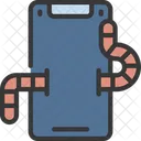 Smartphone Worm  Icon