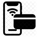 Smartphone Zahlungskarte Icon