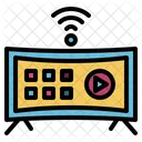 Smarttv Television Screen Icon