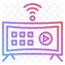 Smarttv Television Screen Icon