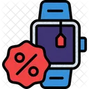 Smartwatch Discount Promo Icon