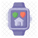 Smartwatch Domotics Smart House Icon
