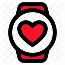 Smartwatch Heart Fitness App Icon