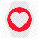 Smartwatch Heart Fitness App Icon