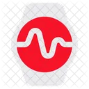 Smartwatch Heartbeat Fitness Watch Icon