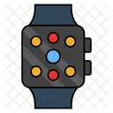 Smartwatch Tragbare Technologie Fitness Tracker Icon