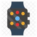 Smartwatch Tragbare Technologie Fitness Tracker Icon