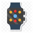 Smartwatch Tragbare Technologie Fitness Tracker Icon